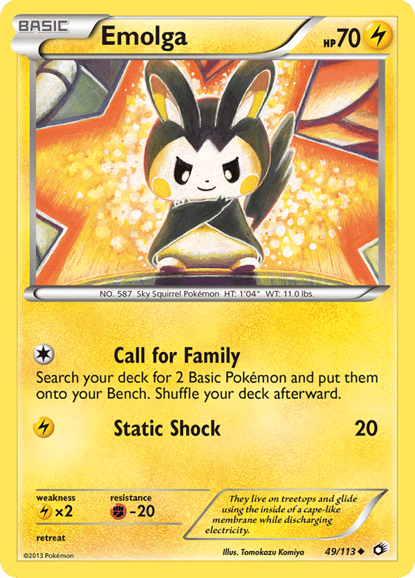 Emolga – Legendary Treasures