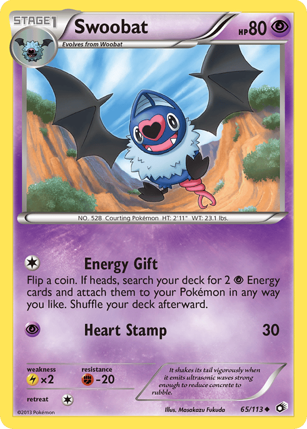 Swoobat – Uncommon – Legendary Treasures