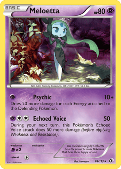 Meloetta – Rare Holo