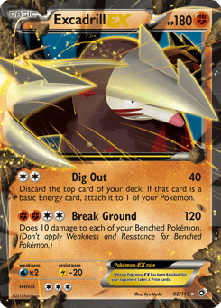 Excadrill-EX – Rare Holo EX
