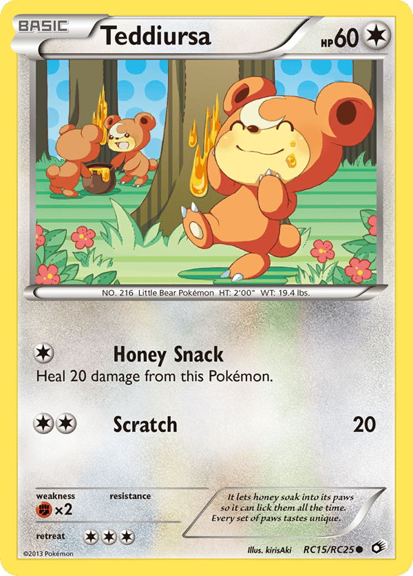 Teddiursa – Common – Legendary Treasures