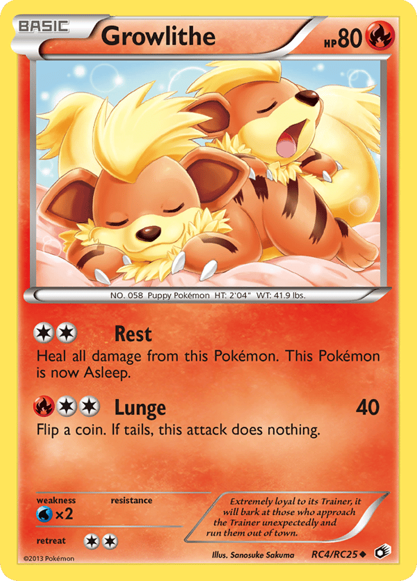 Growlithe – Uncommon – Legendary Treasures