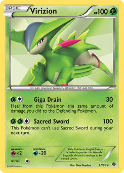 Virizion – Rare Holo