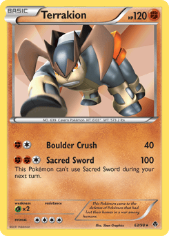 Terrakion – Rare Holo