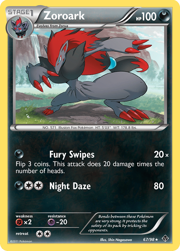 Zoroark – Rare Holo – Emerging Powers