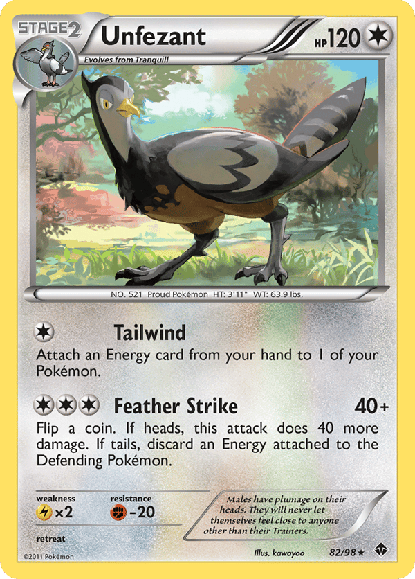 Unfezant – Rare – Emerging Powers