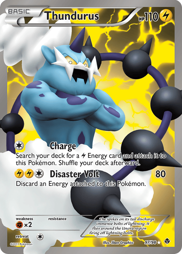 Thundurus – Rare Ultra – Emerging Powers