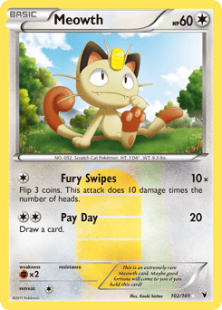 Meowth – Rare Secret – Noble Victories