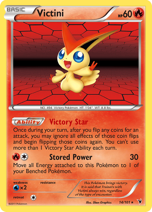 Victini – Rare Holo – Noble Victories