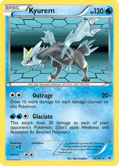 Kyurem – Rare Holo – Noble Victories