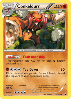 Conkeldurr – Rare Holo – Noble Victories