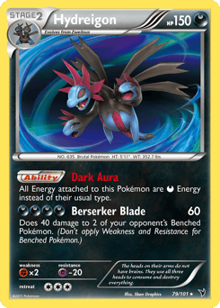 Hydreigon – Rare Holo – Noble Victories