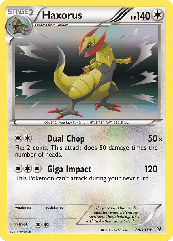 Haxorus – Rare Holo – Noble Victories