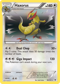 Haxorus – Rare Holo – Noble Victories