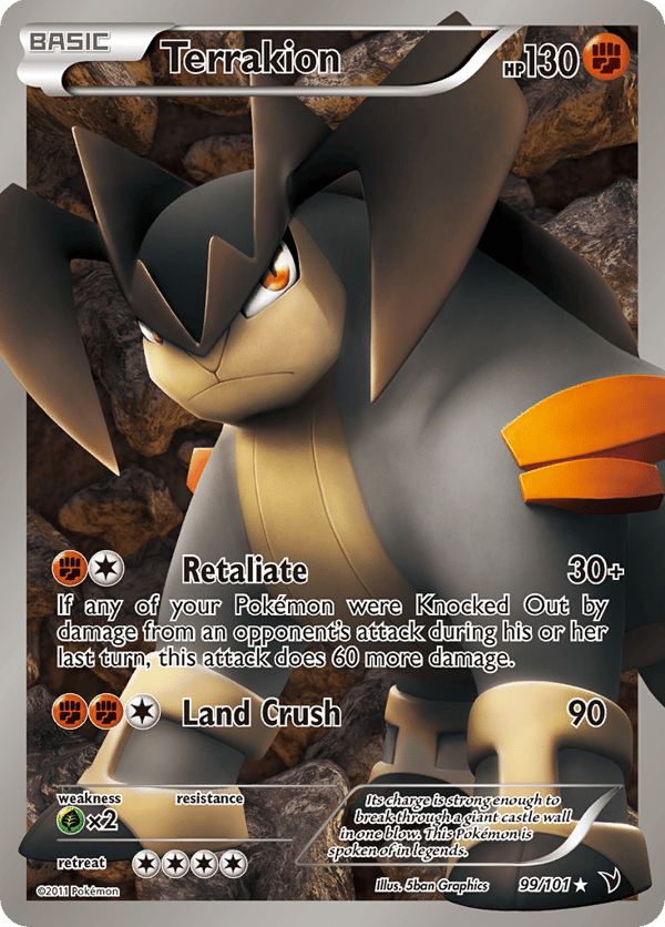Terrakion – Rare Ultra – Noble Victories