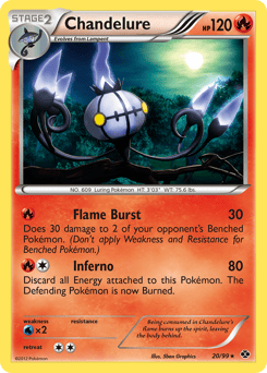 Chandelure – Rare Holo