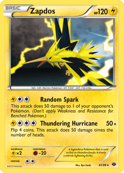 Zapdos – Rare Holo – Next Destinies