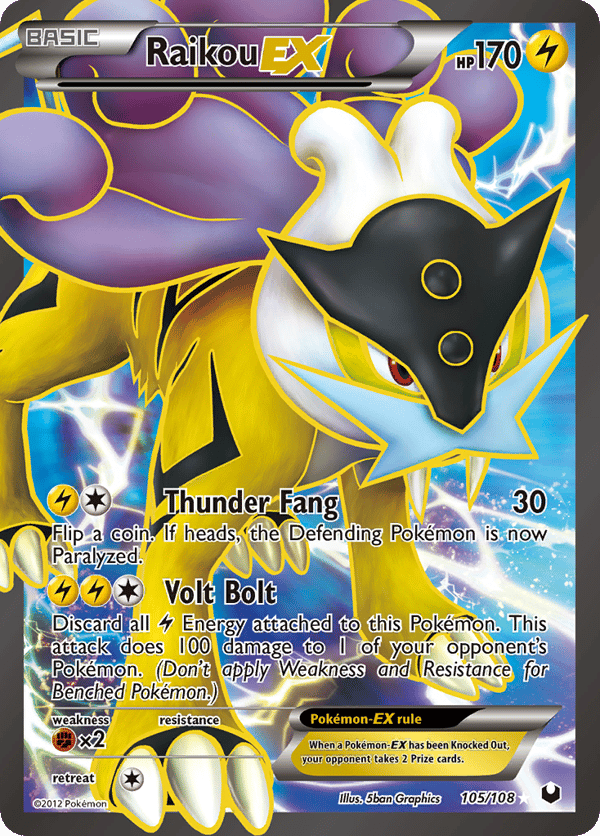 Raikou-EX – Rare Ultra – Dark Explorers