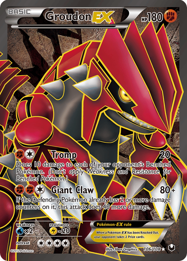 Groudon-EX – Dark Explorers