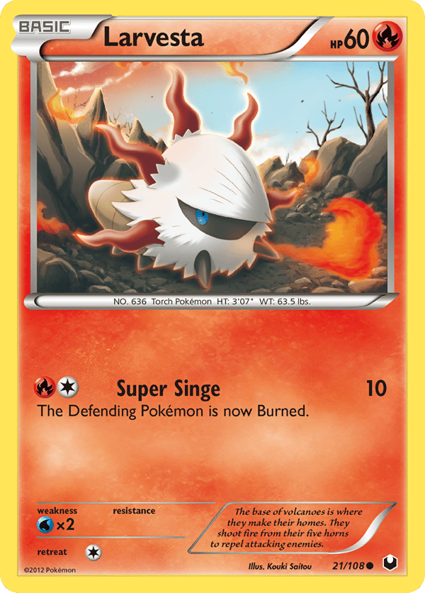 Larvesta – Common – Dark Explorers