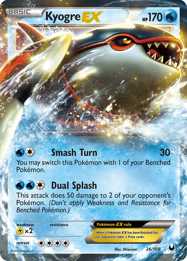 Kyogre-EX – Rare Holo EX – Dark Explorers
