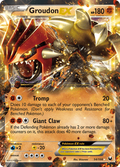 Groudon-EX – Rare Holo EX