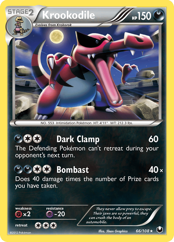 Krookodile – Rare Holo – Dark Explorers