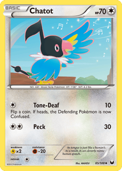 Chatot – Uncommon