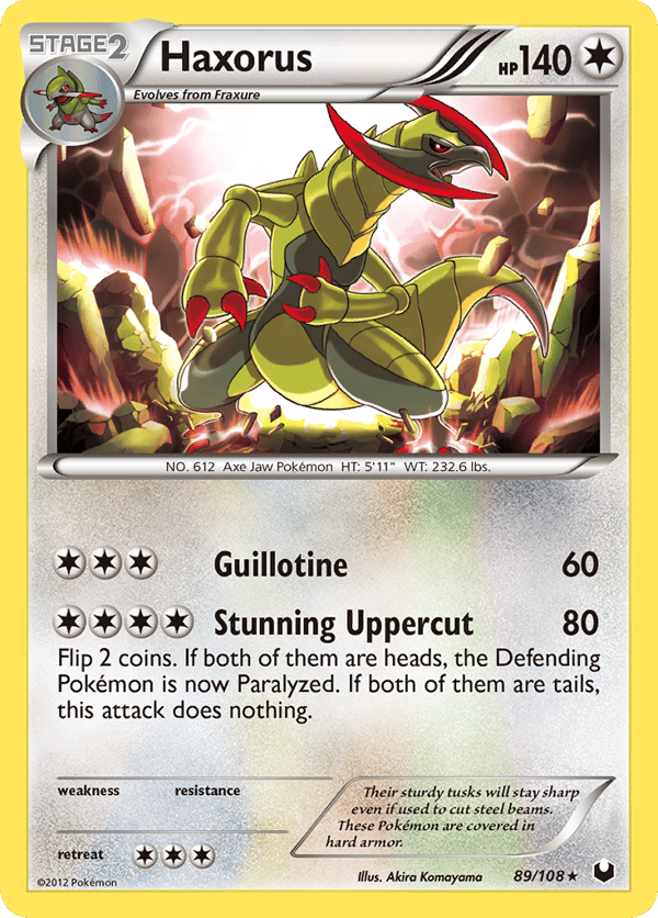 Haxorus – Rare Holo – Dark Explorers