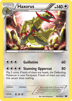 Haxorus – Rare Holo