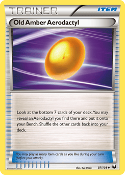 Old Amber Aerodactyl – Uncommon
