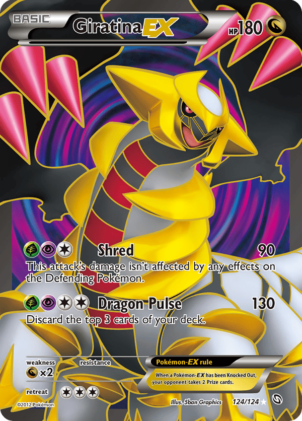 Giratina-EX – Rare Ultra – Dragons Exalted