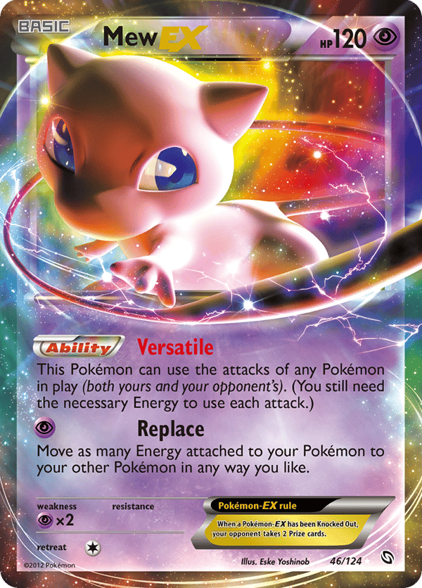 Mew-EX – Rare Holo EX – Dragons Exalted