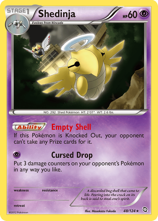Shedinja – Rare – Dragons Exalted