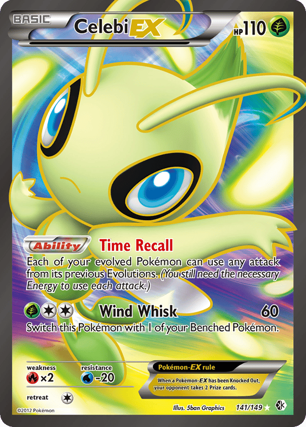 Celebi-EX – Rare Ultra – Boundaries Crossed