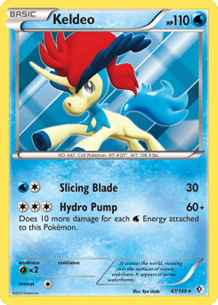 Keldeo – Rare Holo