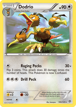 Dodrio – Rare – Plasma Storm
