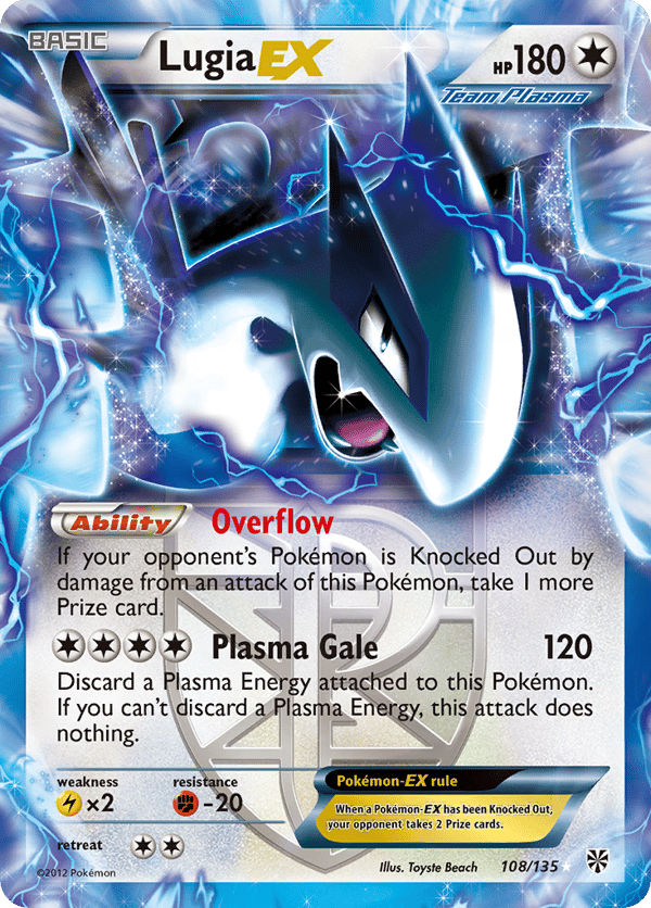 Lugia-EX – Rare Holo EX – Plasma Storm