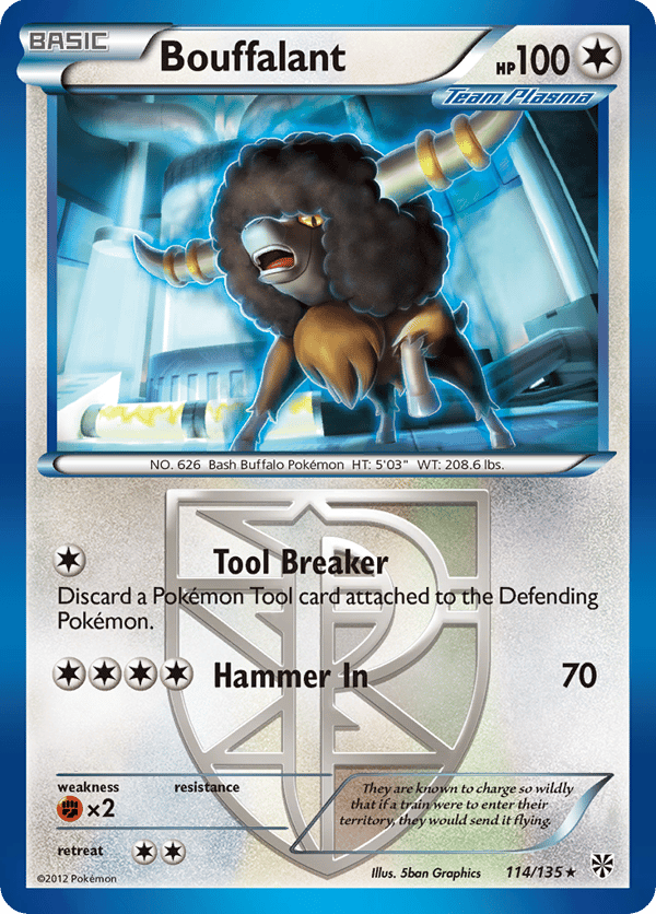 Bouffalant – Rare – Plasma Storm