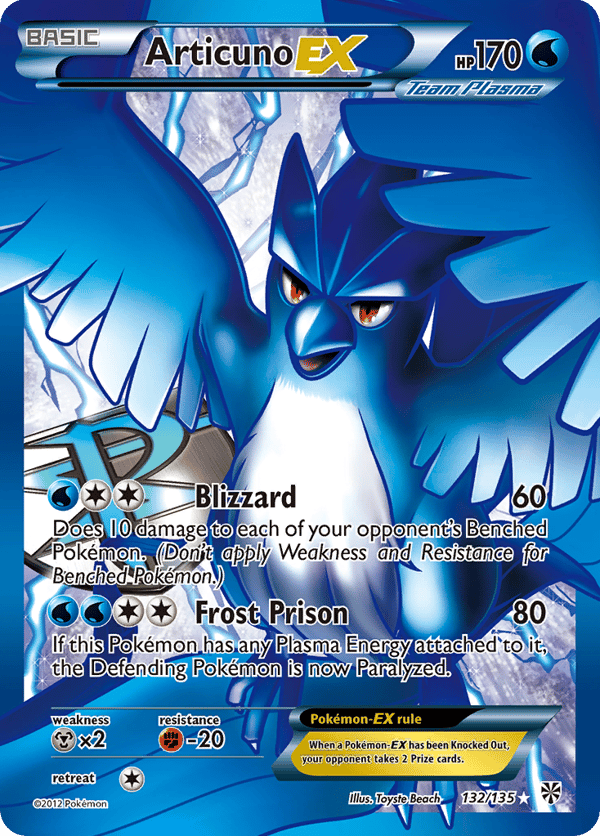 Articuno-EX – Rare Ultra – Plasma Storm