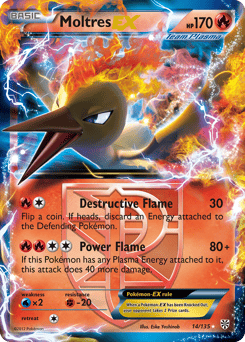 Moltres-EX – Rare Holo EX – Plasma Storm