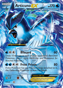 Articuno-EX – Rare Holo EX – Plasma Storm