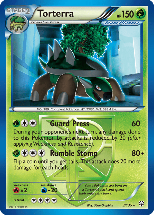 Torterra – Rare – Plasma Storm