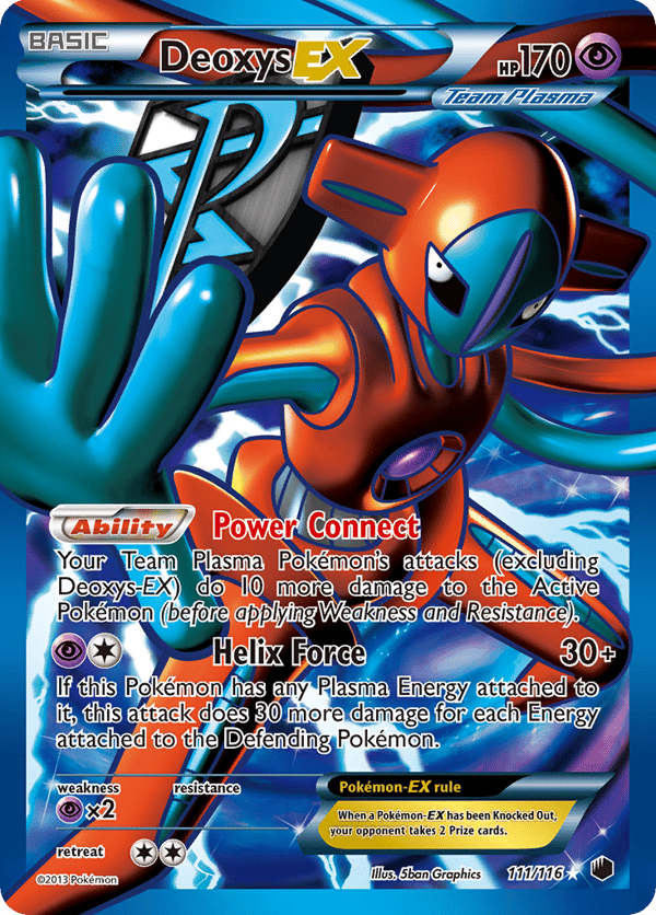 Deoxys-EX – Rare Ultra – Plasma Freeze