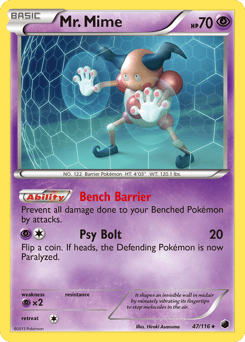 Mr. Mime – Rare – Plasma Freeze