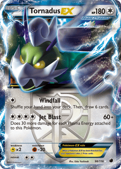 Tornadus-EX – Rare Holo EX – Plasma Freeze