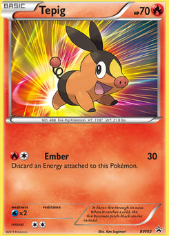 Tepig – Promo – BW Black Star Promos