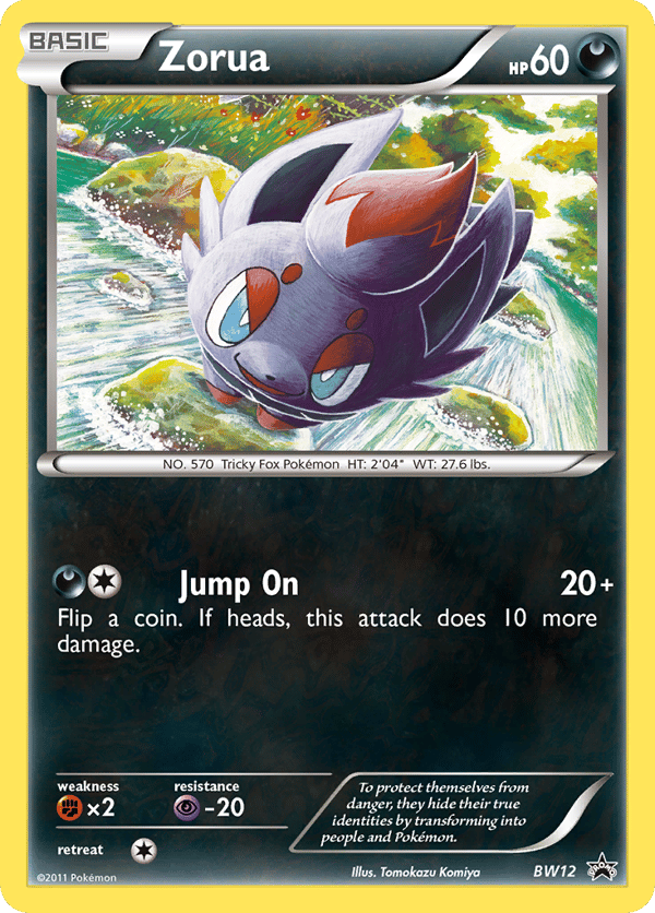 Zorua – BW Black Star Promos