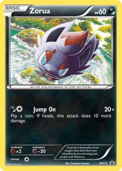 Zorua – Promo – BW Black Star Promos