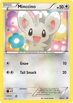 Minccino – Promo – BW Black Star Promos